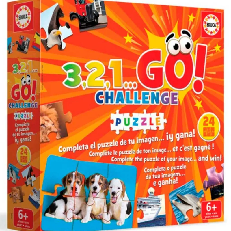 EDUCA 3,2,1... GO! Challenge Puzzle- Juegos Y Juguetes Educativos