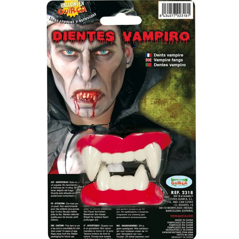 FIESTAS GUIRCA Disfraces Y Complementos|Disfraces Y Complementos|Accesorios Carnaval Dientes Vampiro