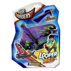 MOTORAMA Air Raiders Looper Max Lila- Helicópteros Y Aviones