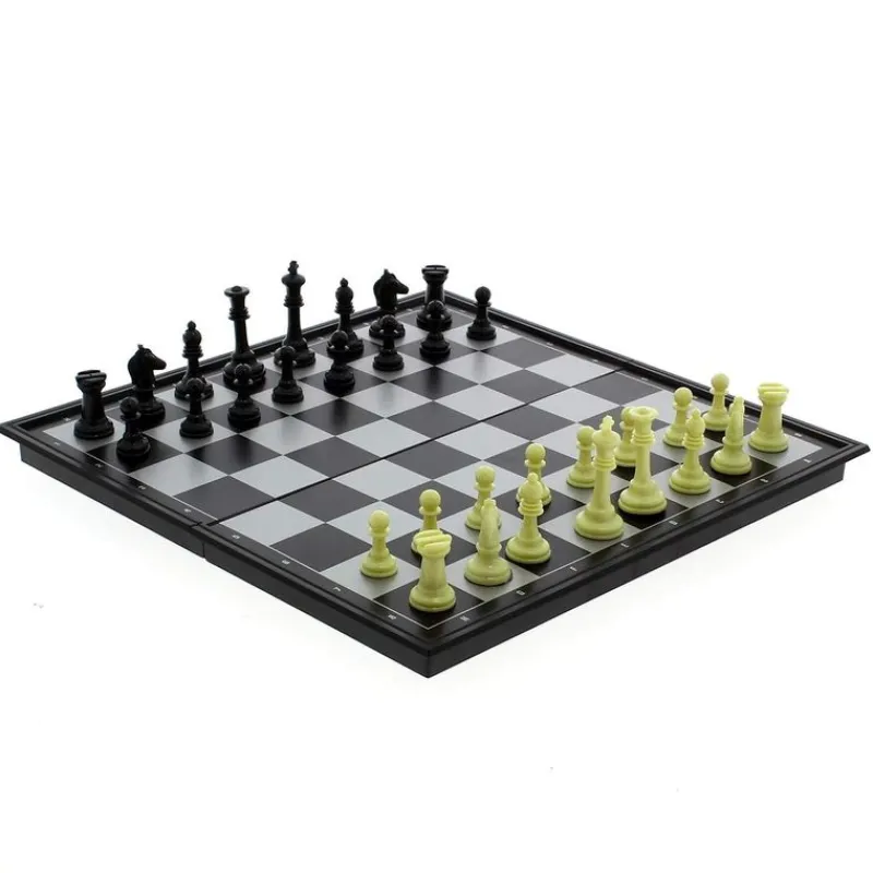 DRIM DISCOUNT Ajedrez Magnético de Viaje- Juegos De Mesa