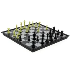 DRIM DISCOUNT Ajedrez Magnético de Viaje- Juegos De Mesa