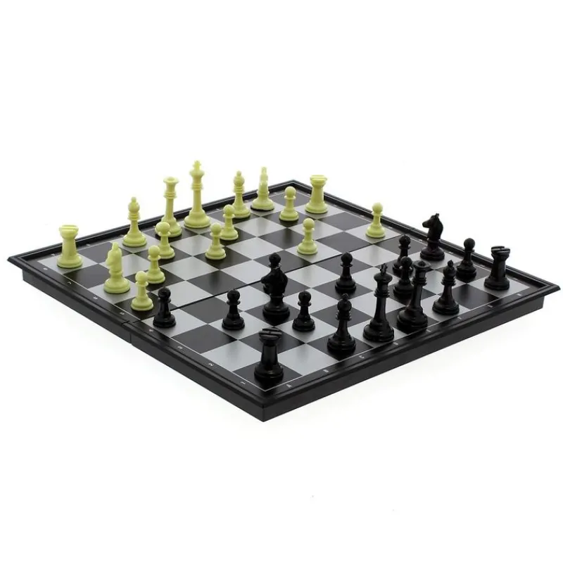 DRIM DISCOUNT Ajedrez Magnético de Viaje- Juegos De Mesa