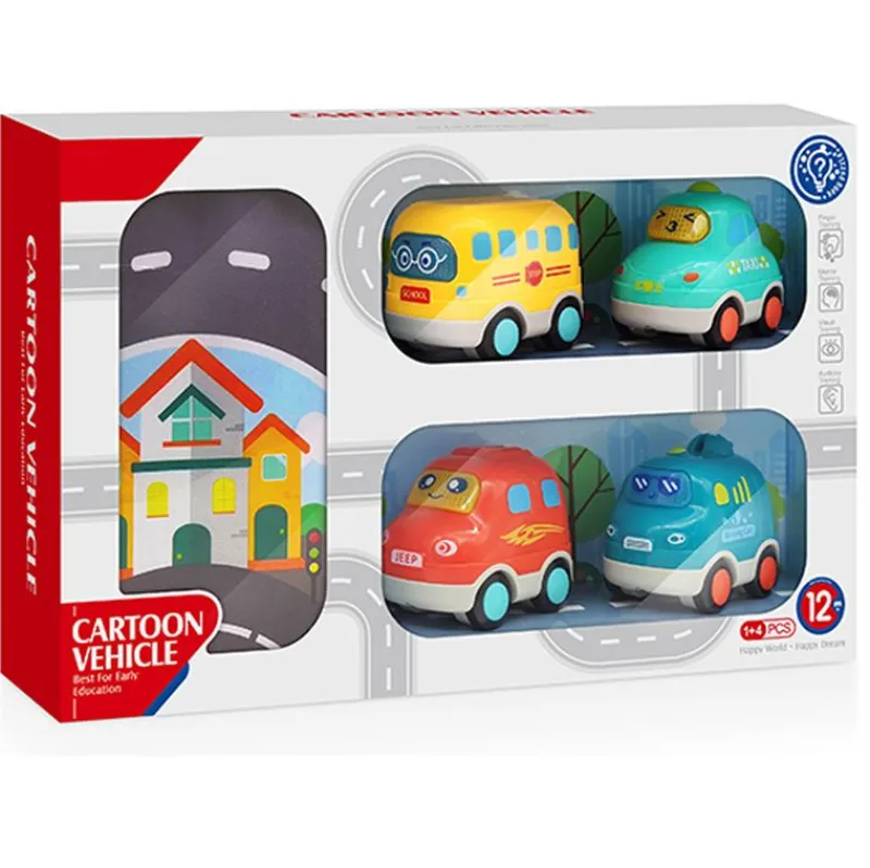 DRIM DISCOUNT Alfombra con Vehículos Infantiles- Primera Infancia Y Preescolar