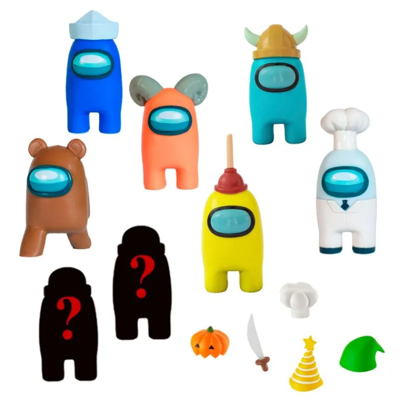 BIZAK Among Us Serie 2 Pack 8 Figuras Sorpresa- Manualidades