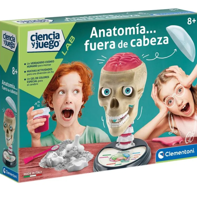CLEMENTONI Anatomía... Fuera de Cabeza!- Juegos Y Juguetes Educativos