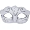 RUBIE'S Antifaz Venecia Blanco Plata- Disfraces Y Complementos|Disfraces Y Complementos