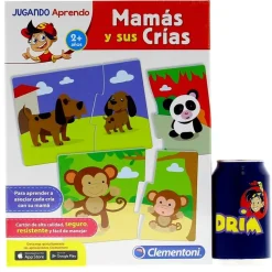 CLEMENTONI Aprende Mamas y Cachorros- Juegos Y Juguetes Educativos