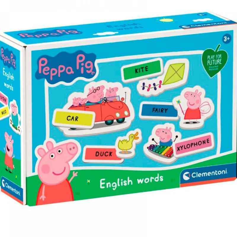 CLEMENTONI Aprendo Inglés con Peppa Pig- Juegos Y Juguetes Educativos