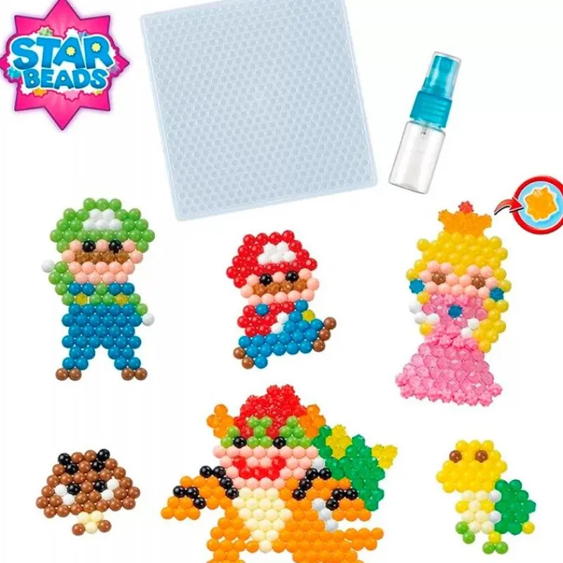 EPOCH Manualidades|Aquabeads Pack Super Mario Personajes