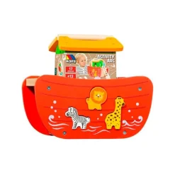 MOLTO Arca Noe Madera 12 figuras animales- Juegos De Madera