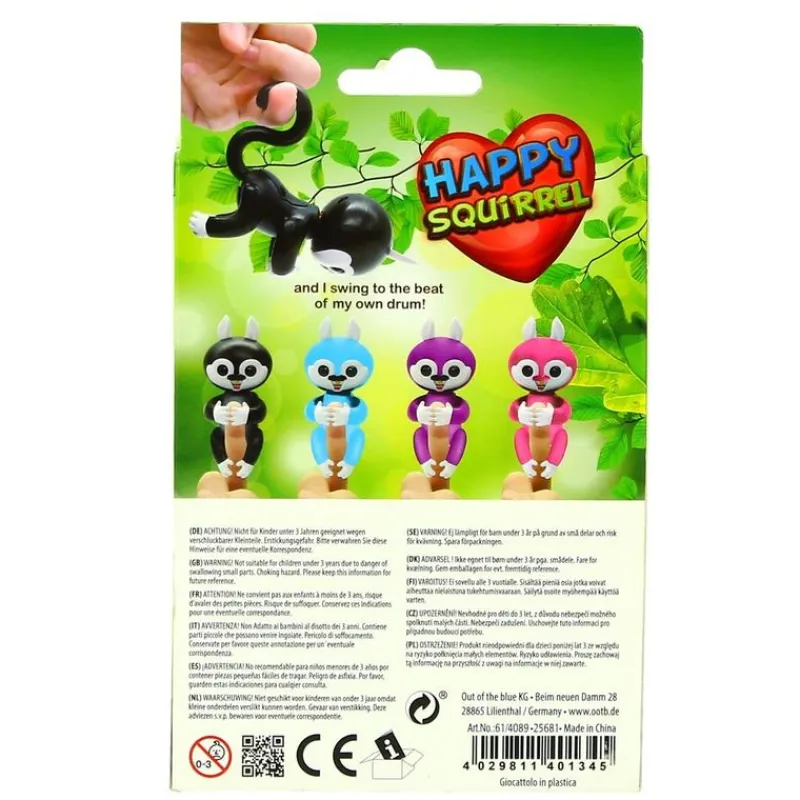 DRIM DISCOUNT Muñecas|Ardilla Feliz Charlie