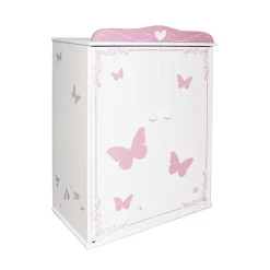 SELECCION DRIM Armario de Madera Rosa- Juegos De Madera