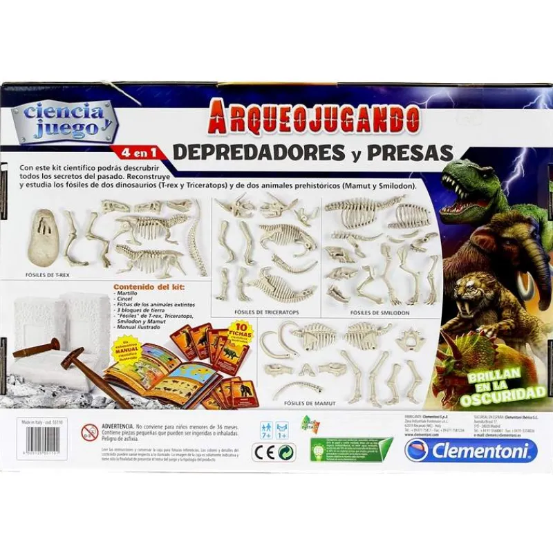 CLEMENTONI Juegos Y Juguetes Educativos|Arqueojugando Depredadores y Presas