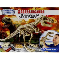 CLEMENTONI ArqueoJugando T-Rex Gigante- Juegos Y Juguetes Educativos