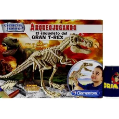 CLEMENTONI ArqueoJugando T-Rex Gigante- Juegos Y Juguetes Educativos