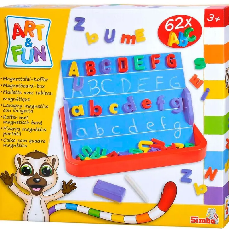 SIMBA Art & Fun Pizarra Magnética Portátil- Escolar
