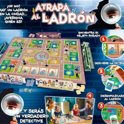 EDUCA Atrapa al Ladrón Juego de Deducción- Puzzles De 100 A 500 Piezas|Juegos De Mesa