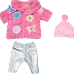 ZAPF Baby Born Deluxe Conjunto Abrigo Rosa- Muñecas