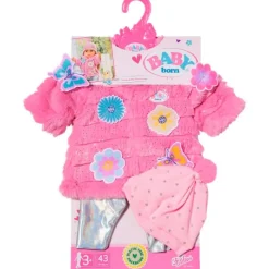 ZAPF Baby Born Deluxe Conjunto Abrigo Rosa- Muñecas