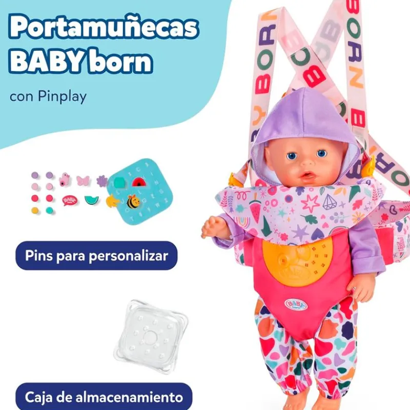 ZAPF Baby Born Mochila de Porteo- Muñecas