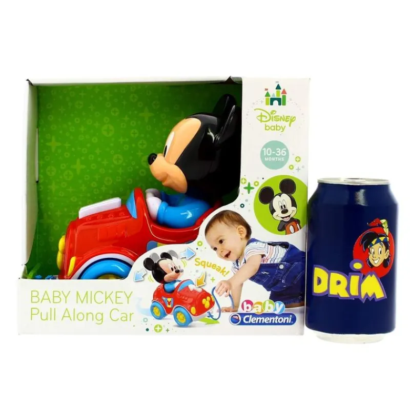 CLEMENTONI Primera Infancia Y Preescolar|Baby Mickey Coche de Arrastre