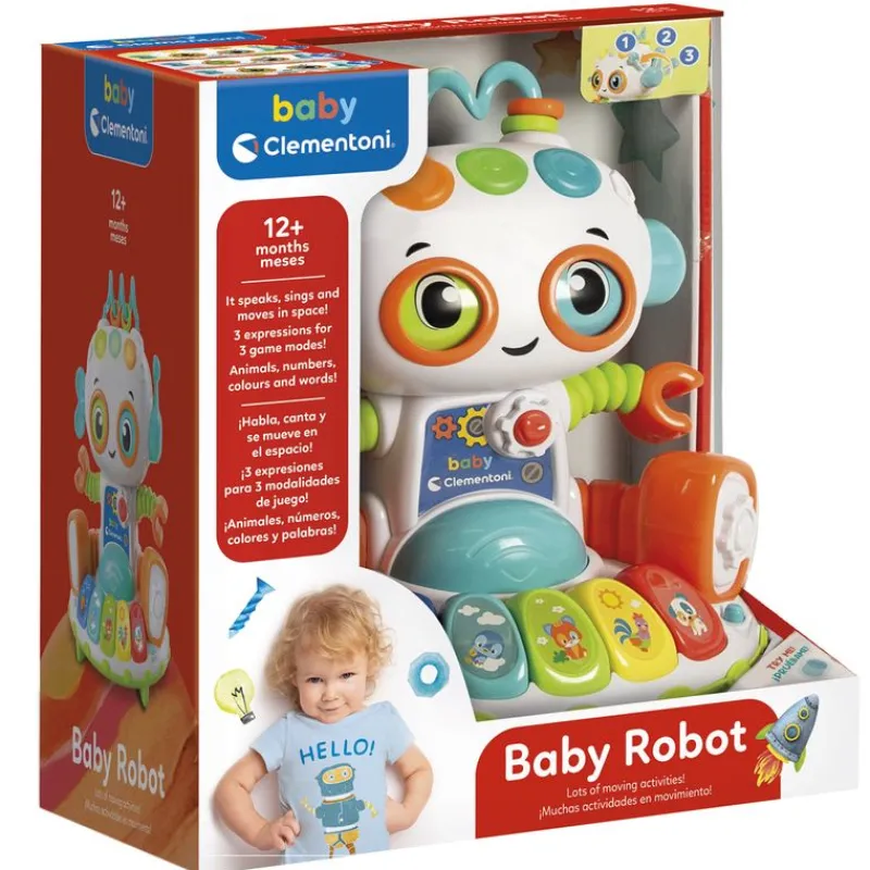 CLEMENTONI Baby Robot- Primera Infancia Y Preescolar