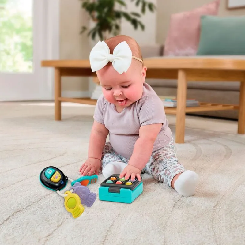 VTECH Primera Infancia Y Preescolar|Baby Sorpresas Pop It Teléfono y Llaves