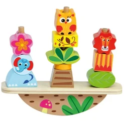 MOLTO Balancín Apilable de Madera- Juegos De Madera