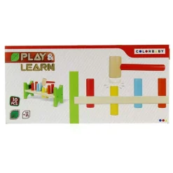 DRIM DISCOUNT Juegos De Madera|Primera Infancia Y Preescolar|Banco con Martillo Madera