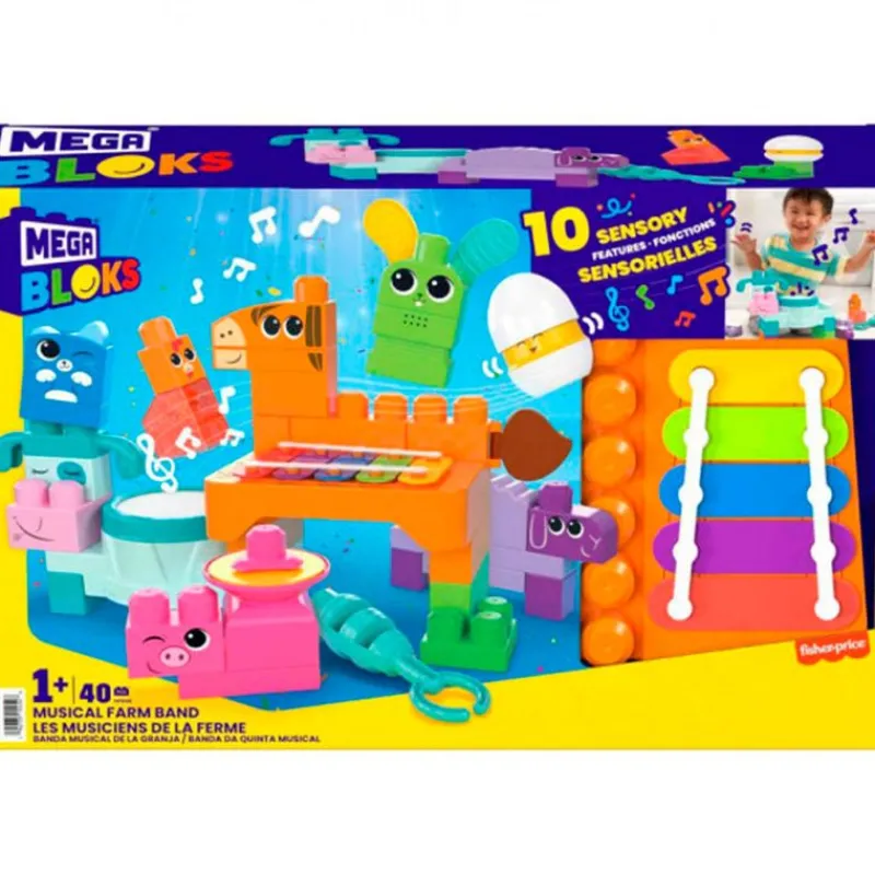 MEGABLOKS Puzzles Y Construcciones|Banda Musical de la Granja