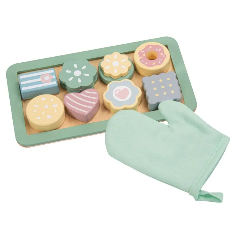 DRIM DISCOUNT Bandeja de Galletas de Madera con Manopla- Juegos De Madera|Primera Infancia Y Preescolar