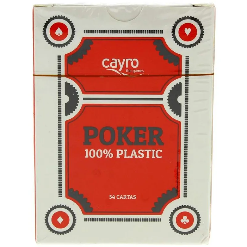CAYRO Juegos De Mesa|Baraja de Póker Plástico Surtida