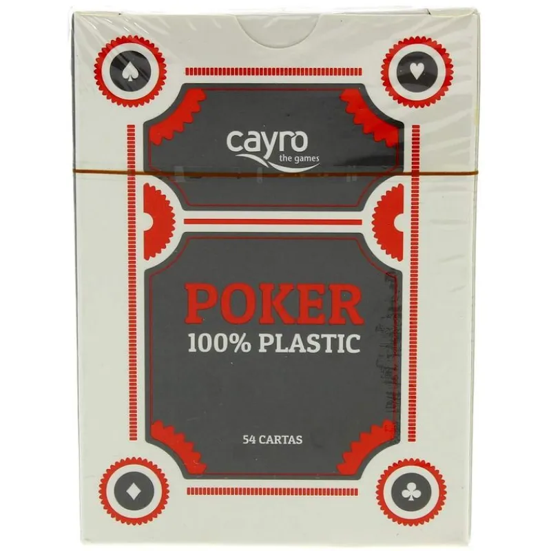 CAYRO Juegos De Mesa|Baraja de Póker Plástico Surtida