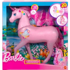MATTEL Muñecas|Figuras Y Figuras De Acción|Barbie Unicornio Galopa y Brilla