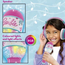 SELECCION DRIM Barbie Auriculares + Micrófono Bluetooth- Instrumentos Musicales|Electrónicos