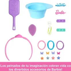 MATTEL Muñecas|Barbie Busto Peinado Color Reveal