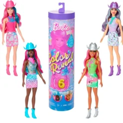 MATTEL Barbie Color Reveal Colección Estrella Disco Muñeca Sorpresa- Muñecas