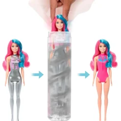 MATTEL Barbie Color Reveal Colección Estrella Disco Muñeca Sorpresa- Muñecas