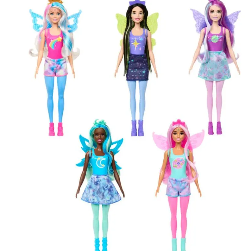 MATTEL Barbie Color Reveal Rainbow Galaxy Sorpresa- Muñecas