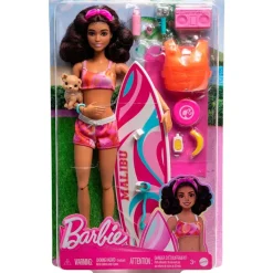 MATTEL Muñecas|Barbie con Tabla de Surf