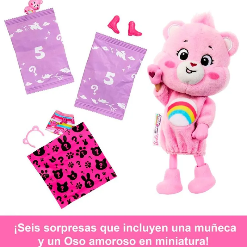 MATTEL Barbie Cutie Reveal Care Bears Chelsea Sorpresa- Manualidades|Muñecas