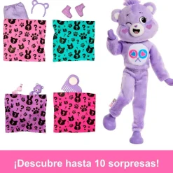 MATTEL Barbie Cutie Reveal Care Bears Muñeca Osita Generosa- Muñecas