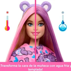 MATTEL Barbie Cutie Reveal Care Bears Muñeca Osita Generosa- Muñecas