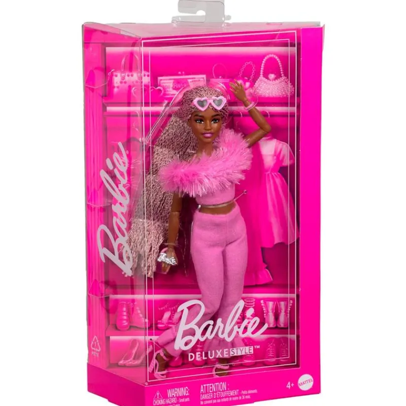 MATTEL Barbie Deluxe Style Muñeca #4 Trenzas- Muñecas