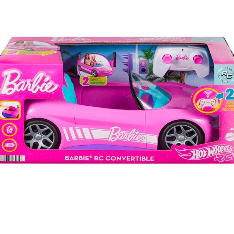 MATTEL Vehículos, Trenes Y Parkings|Muñecas|Barbie Descapotable R/C Hotwheels