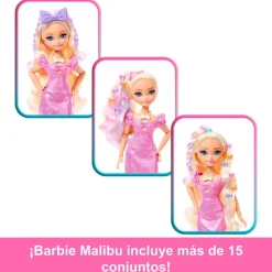 MATTEL Muñecas|Barbie Dream Besties GET READY WITH BARBIE Malibu