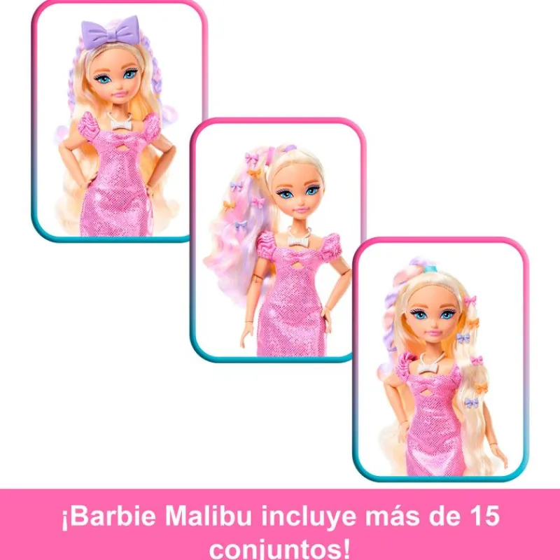 MATTEL Muñecas|Barbie Dream Besties GET READY WITH BARBIE Malibu