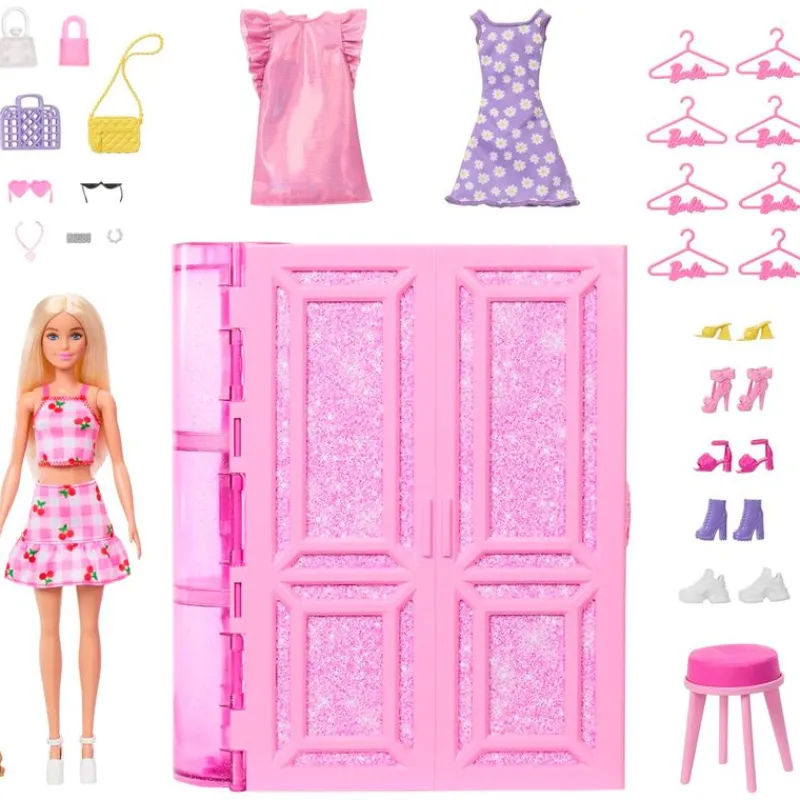 MATTEL Muñecas|Barbie Dream Closet Armario Ensueño con Muñeca