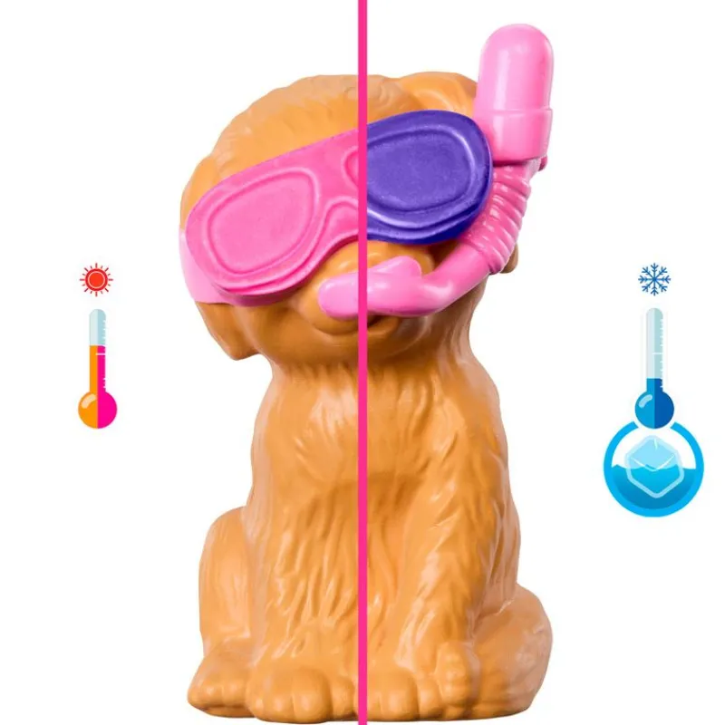 MATTEL Barbie Fiesta de Cachorros en la Piscina- Muñecas