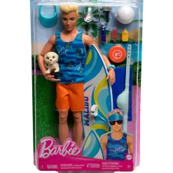 MATTEL Muñecas|Barbie Ken con Tabla de Surf